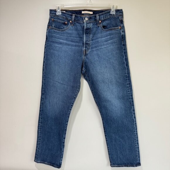 LEVI'S Wedgie Straight Button Fly Jeans - Picture 2 of 15